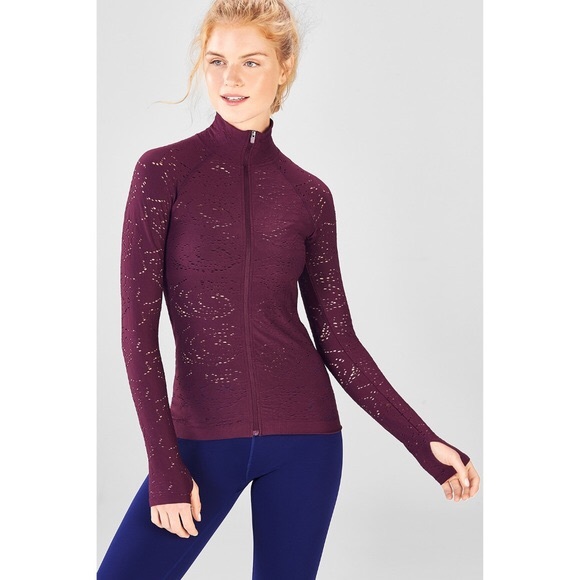 Fabletics Jackets & Blazers - Fabletics Luciana Seamless Pointelle Jacket